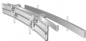 Molde para Cordón Curvo